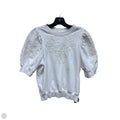 Top Short Sleeve By Anthropologie In White, Size: Xxs
