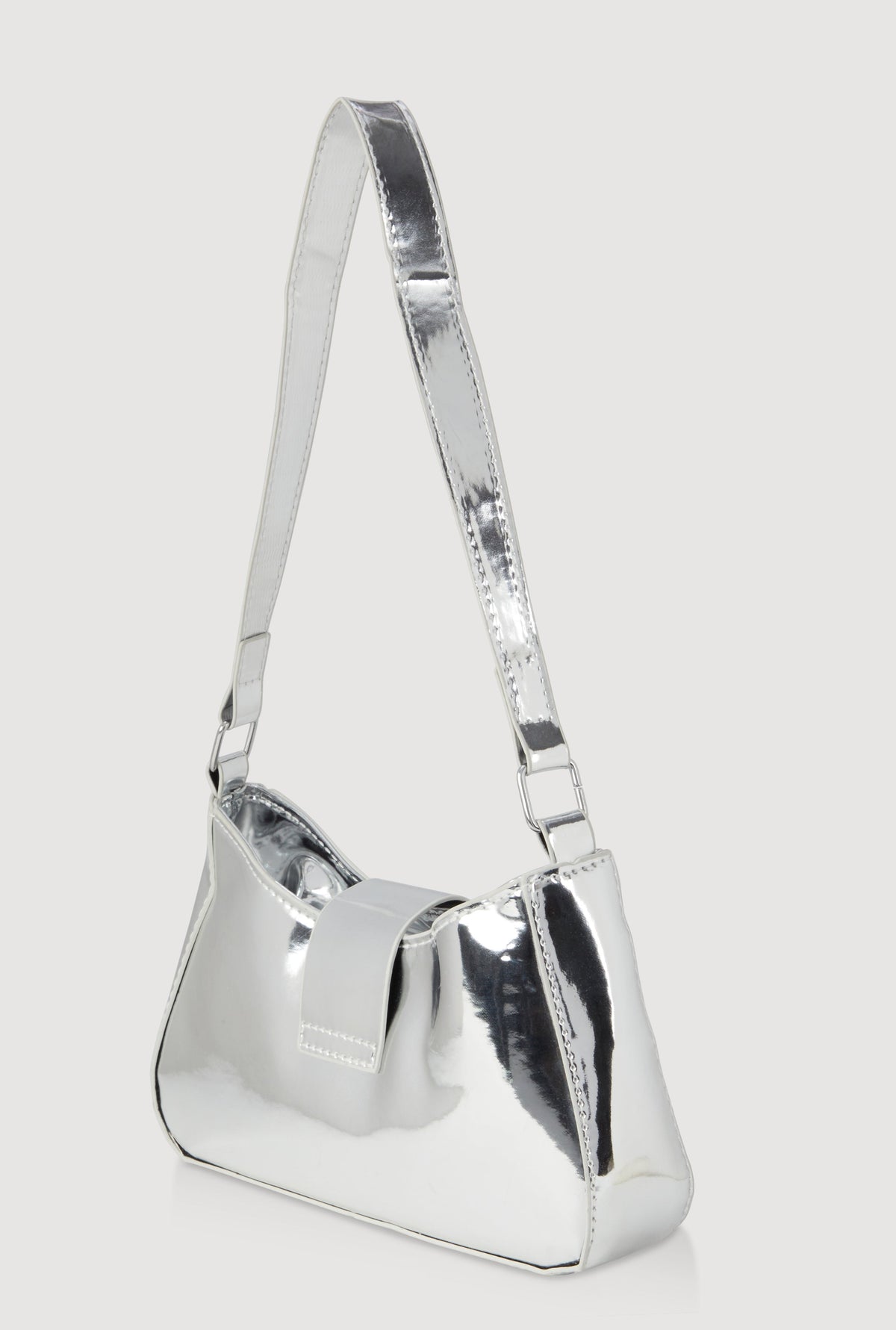 Buckle Detail Shoulder Bag