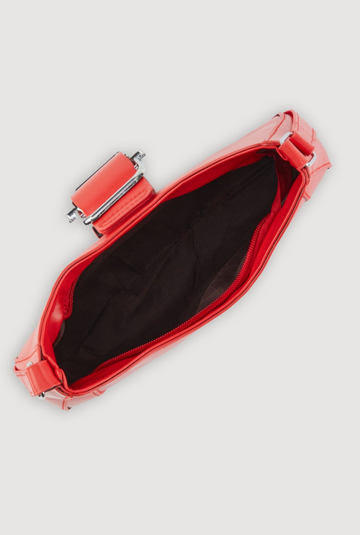 Buckle Detail Shoulder Bag