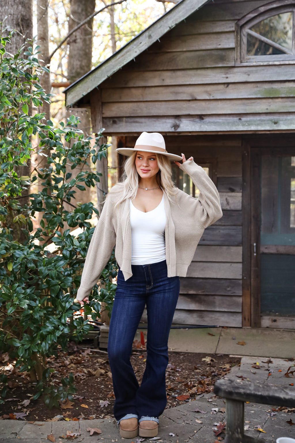FINAL SALE - Completely Cozy Beige Sweater Cardigan