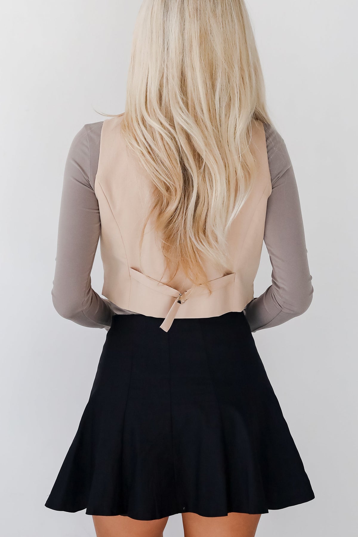 FINAL SALE - Iconic Experience Beige Vest - DOORBUSTER